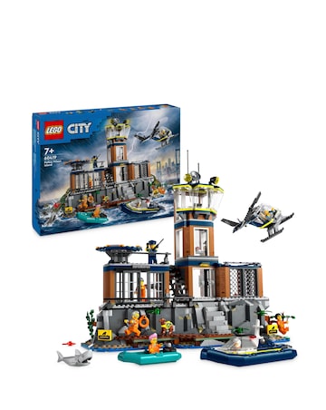 LEGO City Police Prison Island with Helicopter Toy 60419
