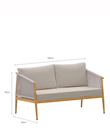 Charles Bentley Rope Weave Lounge Sofa Set