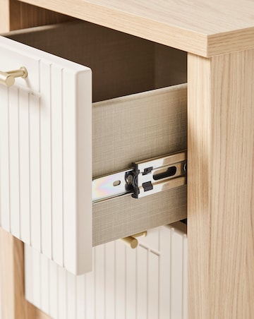 Peyton Ready Assembled 2 Drawer Bedside Chest