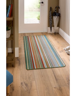 My Mat Candy Multi Stripe Washable Runner