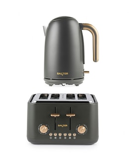 Salter Pebble Charcoal Kettle and Toaster