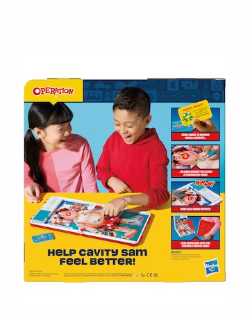 Operation Electronic Board Game with All-in-One Carrying Case