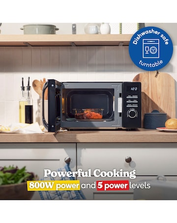 Russell Hobbs Legacy 20 Litre Black Digital Microwave