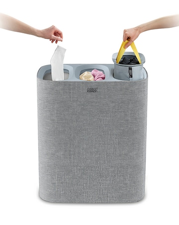 Joseph Joseph Tota 90L Trio Laundry Separation Basket Grey