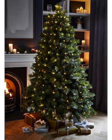 Warm White Cascading Christmas Tree Lights