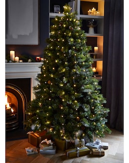 Warm White Cascading Christmas Tree Lights