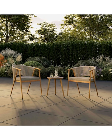 Charles Bentley Rope Weave Bistro Set