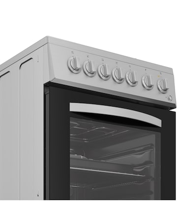 Indesit I5G3PMX 50cm Duel Fuel Single Cooker - Stainless Steel