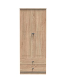 Richmond Ready Assembled 2 Door 2 Drawer Wardrobe