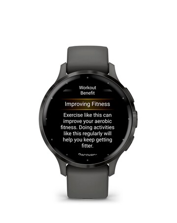 Garmin Venu 3S 41mm Smartwatch - Pebble Grey & Slate with Silicone Band