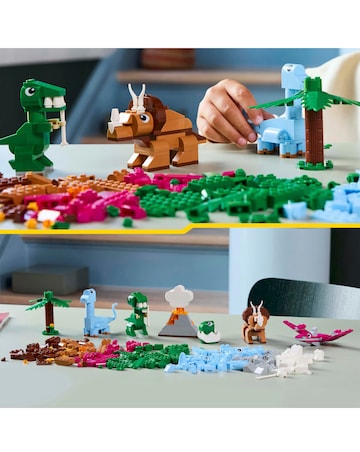 LEGO Classic Creative Dinosaurs, Assorted Brick Building Set 11041