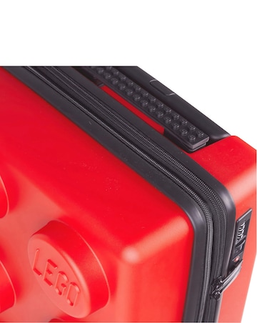 LEGO Brick Cabin Suitcase - Bright Red