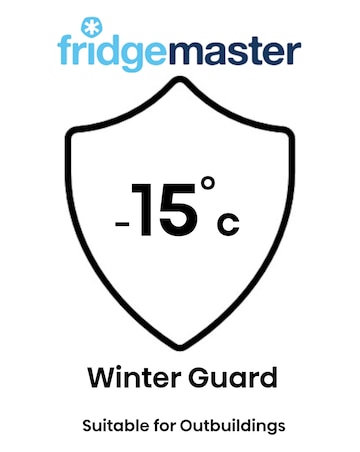 Fridgemaster MUZ4860EB Under Counter Freezer - Black E Rated