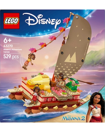 LEGO Disney Princess Moana's Adventure Canoe Set 43270