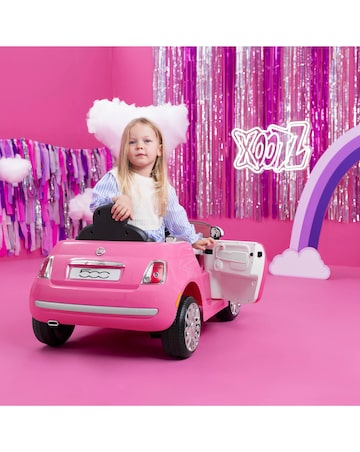 Xootz 6V Fiat 500 - Pink