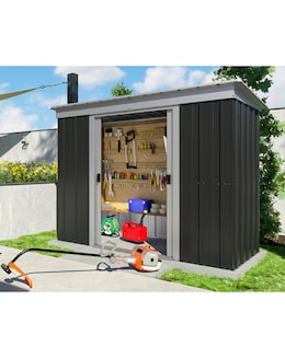 Yardmaster 8x4ft Castleton Pent Metal Shed