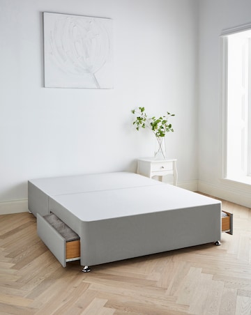 Silentnight 1000 Pocket Pillowtop Memory Divan Set with 2 Drawers