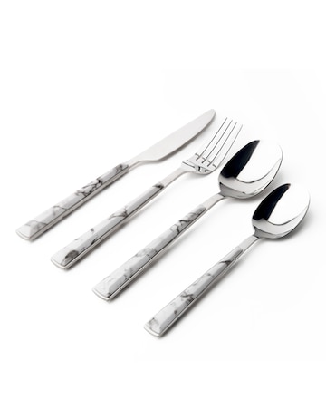 Marble 16 Piece Cutlery Set
