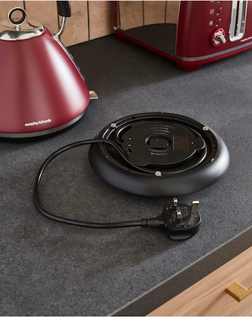 Morphy Richards Accents Pyramid Kettle & Toaster Rhubarb