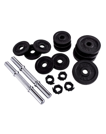 Body Sculpture 20kg Iron Dumbbell Combo Set