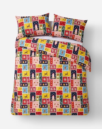 Festive Patchwork Duvet Cover Set