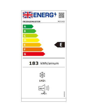Fridgemaster MCF142E 142L Chest Freezer- E Rated