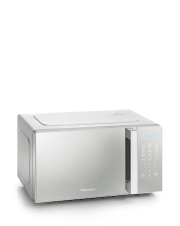 Hisense H20MOMSS4HGUK Mirror Silver Microwave 20L