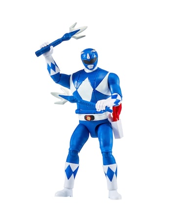 Mighty Morphin Power Rangers Auto Morphin Blue Ranger Figure