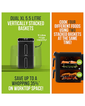 Tower Vortx 11L Twin Stack Air Fryer