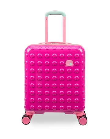 IT Luggage Bobble Bloc Kids 2pc Suitcase Set - Raspberry Rose