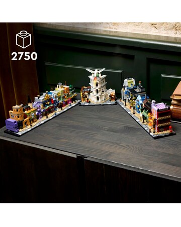 LEGO Harry Potter Diagon Alley Wizarding Shops, Wizard Set for Adults 76444