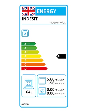 Indesit I6GGMMW/UK 60cm Gas Single - White + Installation