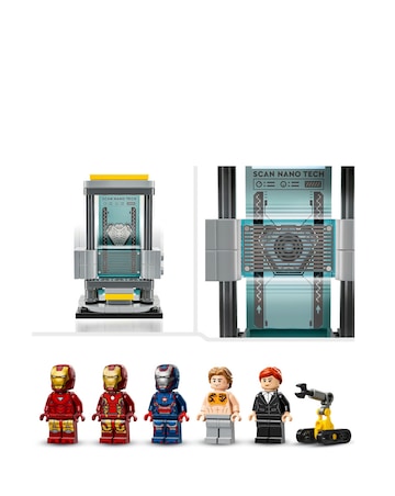 LEGO Marvel Iron Man's Laboratory: Hall of Armour, Super Hero Building Set 76315