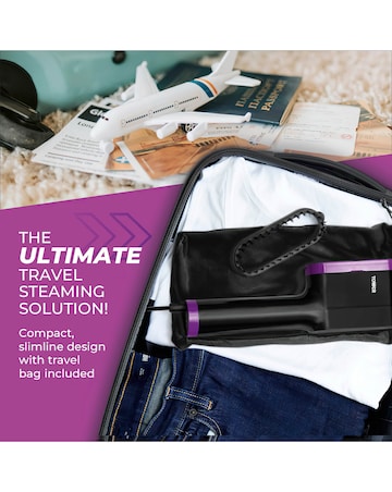 Tower 1400W Digital Garment Steamer- Purple