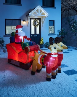 Inflatable Santas Sleigh - 2.4m