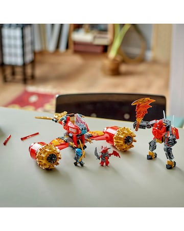 LEGO NINJAGO Kai's Mech Storm Rider Combo Ninja Toy Building Kit 71830