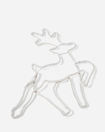 Neon Running Effect Reindeer
