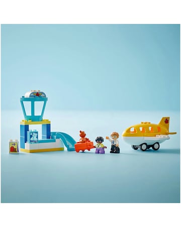 LEGO DUPLO Town First Time at the Airport Building Toy for Imaginary Play 10443