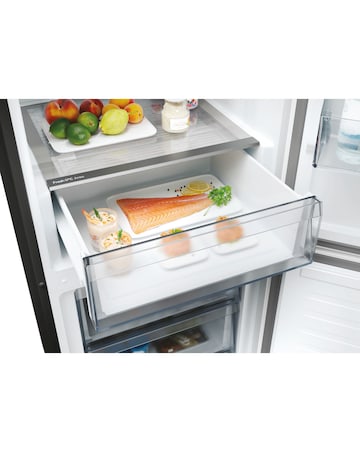 HOOVER HONCQ2T618EBK 60 x 185cm Refrigerator (Black)