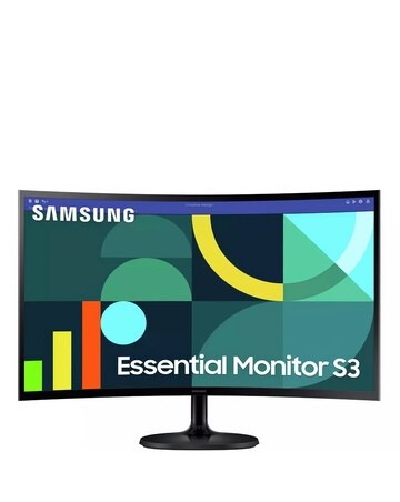 Samsung 27in Odyssey G3 FHD 100Hz 4ms LCD Curved Monitor - Black