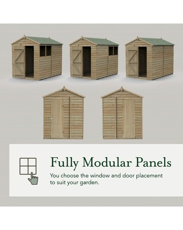 4LIFE Pent Shed 6x4 - Single Door - No Windows (Home Delivery)