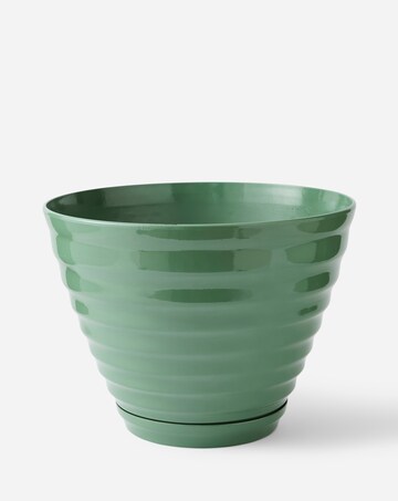 La Hacienda Vale Sage Green Planter 40cm