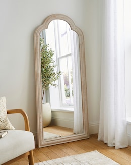 Julipa Whitewash Leaner Mirror