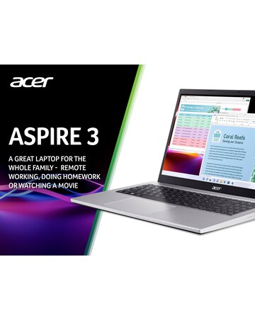 Acer Aspire 3 Laptop - 15.6in FHD AMD Ryzen 5 8GB 256GB