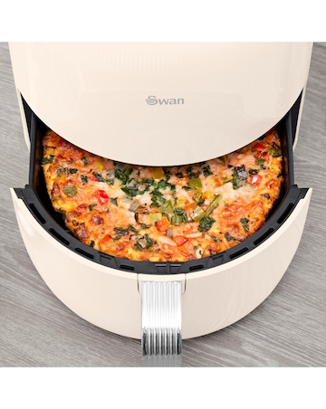 Swan Retro 1.7L Kettle + 4 Slice Toaster + 4.5L Air Fryer