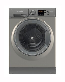 Hotpoint Anti-Stain NSWM 946 GG UK 9kg, 1400rpm Washing Machine - Graphite