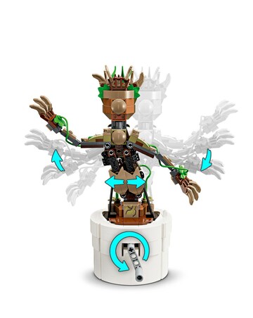 LEGO Marvel Dancing Groot Buildable Animated Toy 76297
