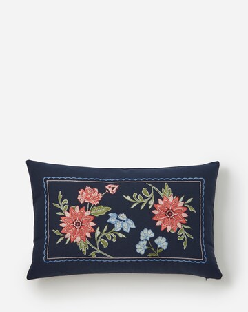 Astrid Vintage Floral Embroidered Cushion