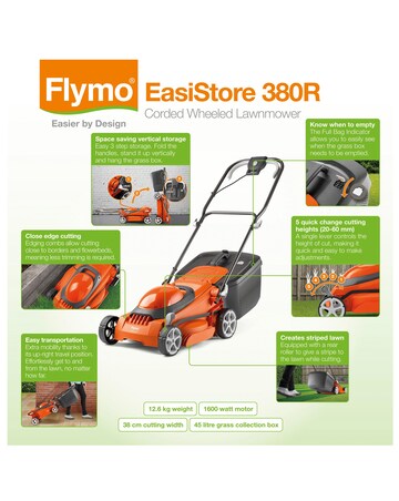 Flymo EasiStore 380R Electric Rotary Lawnmower