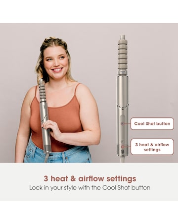 Shark FlexStyle 4-in-1 Air Styler & Hair Dryer For Straight & Wavy Hair - Stone